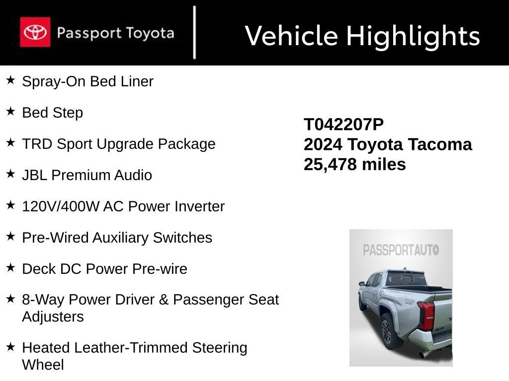 2024 Toyota Tacoma TRD Sport