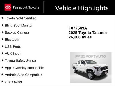 2025 Toyota Tacoma SR