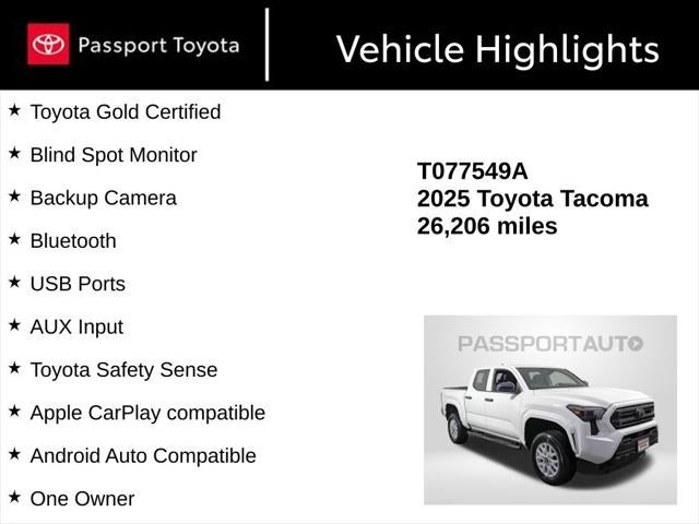 2025 Toyota Tacoma SR