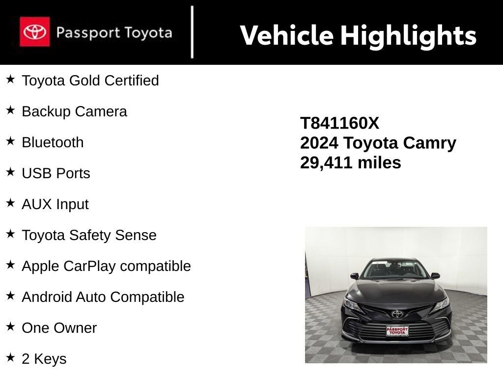 2024 Toyota Camry LE