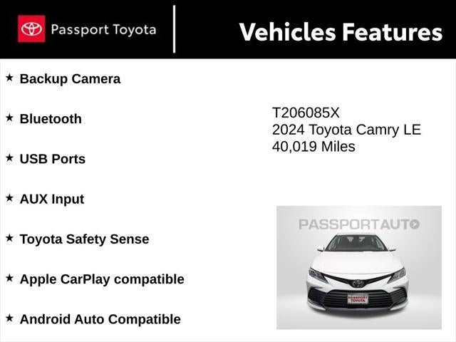 2024 Toyota Camry LE