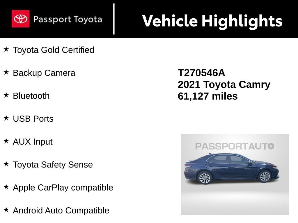 2021 Toyota Camry LE