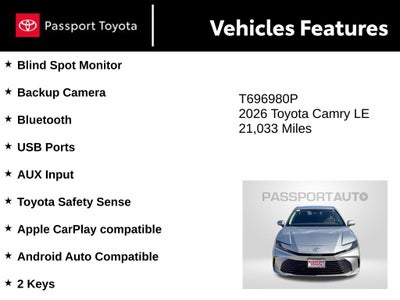 2026 Toyota Camry LE