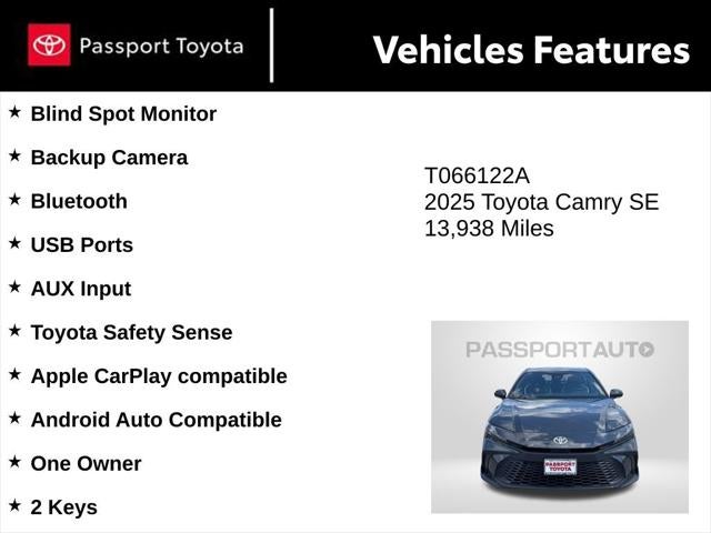 2025 Toyota Camry SE