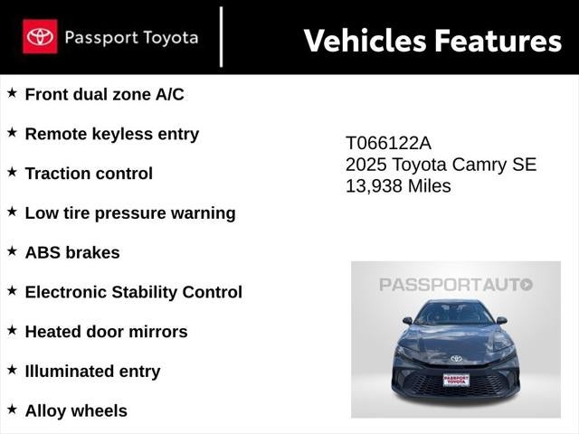 2025 Toyota Camry SE