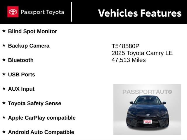2025 Toyota Camry LE