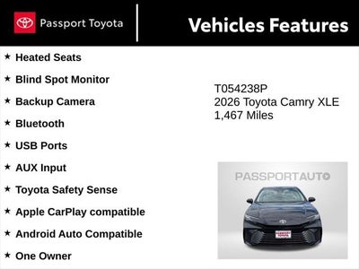 2026 Toyota Camry XLE