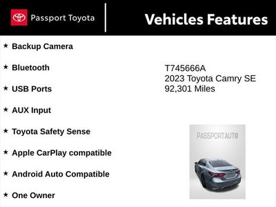 2023 Toyota Camry SE