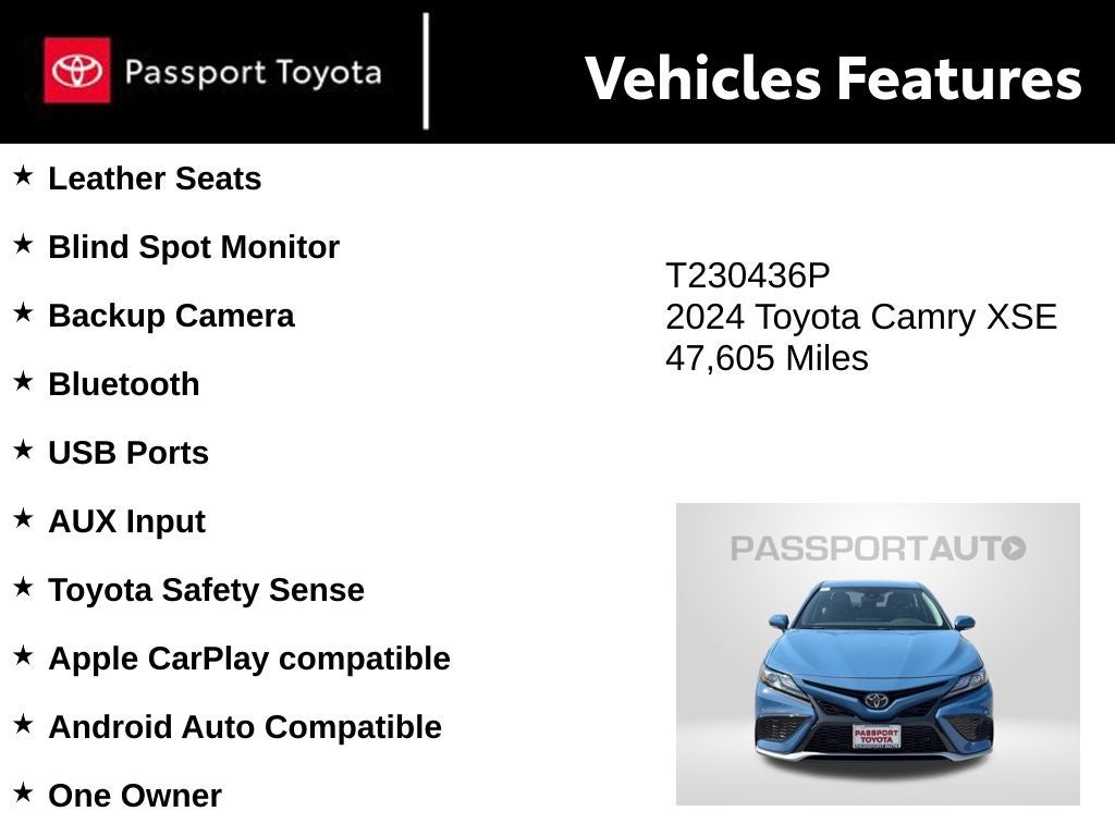 2024 Toyota Camry XSE