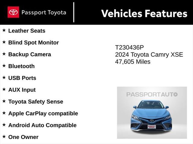 2024 Toyota Camry XSE