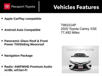 2020 Toyota Camry XSE