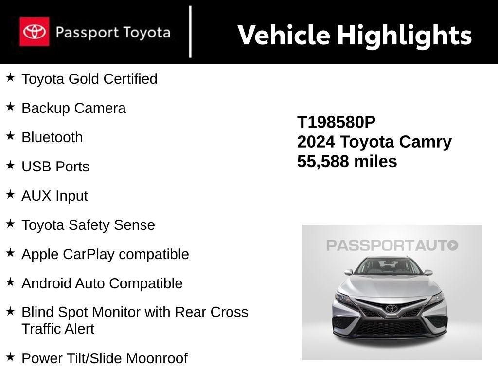 2024 Toyota Camry SE