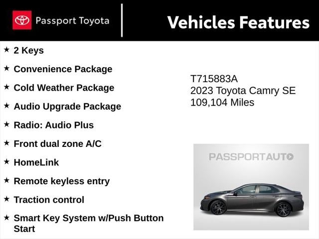 2023 Toyota Camry SE