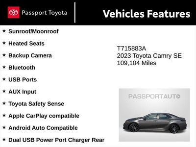 2023 Toyota Camry SE