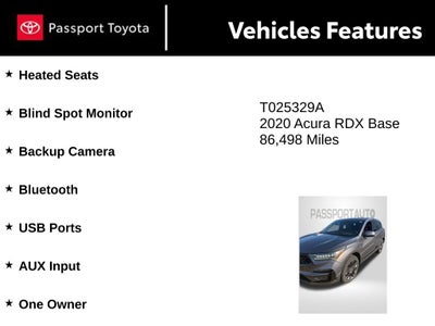 2020 Acura RDX A-Spec Package SH-AWD