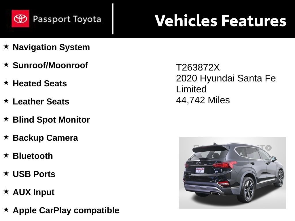 2020 Hyundai Santa Fe Limited