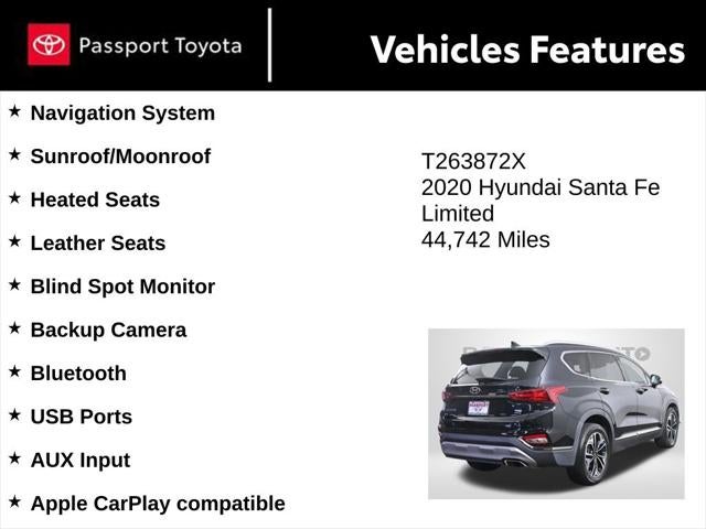 2020 Hyundai Santa Fe Limited