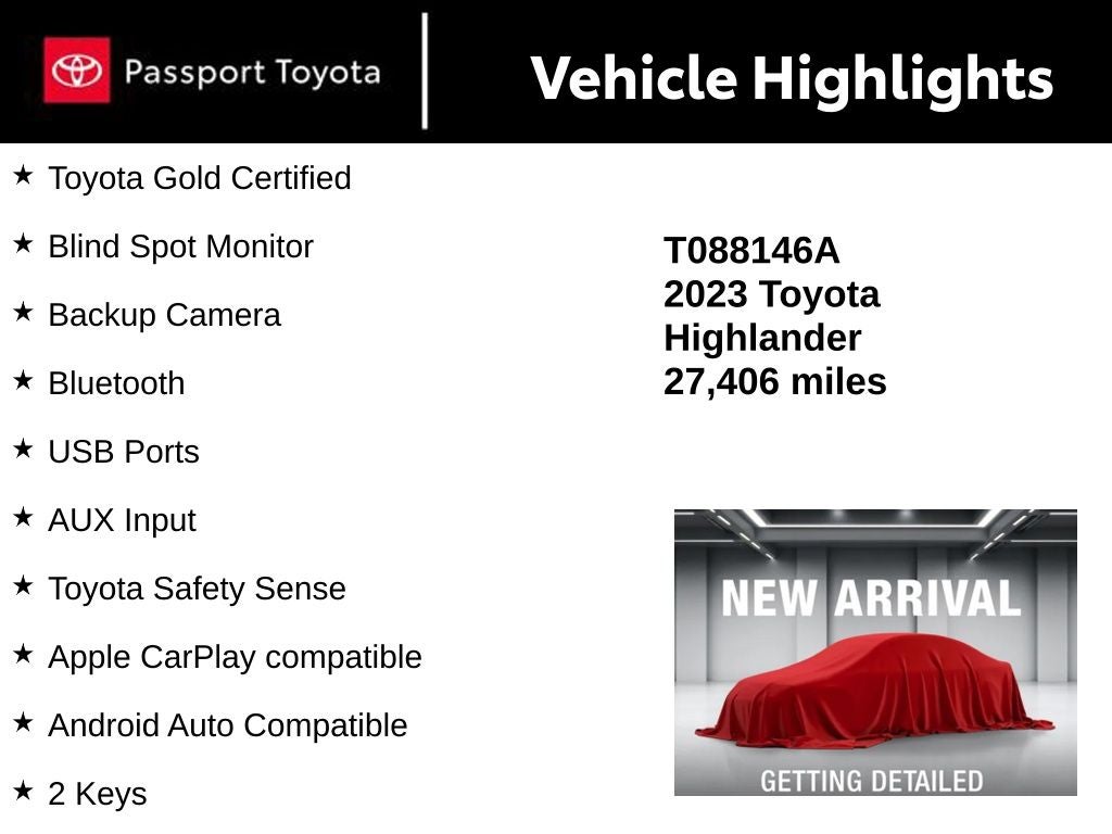 2023 Toyota Highlander Hybrid LE