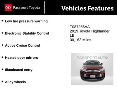 2019 Toyota Highlander LE