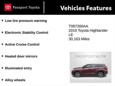 2019 Toyota Highlander LE