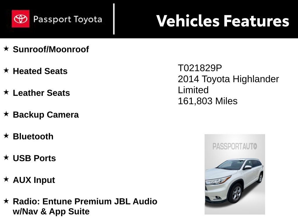 2014 Toyota Highlander Limited