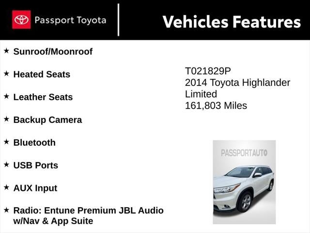 2014 Toyota Highlander Limited