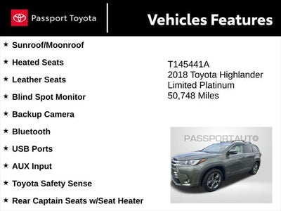 2018 Toyota Highlander Limited Platinum