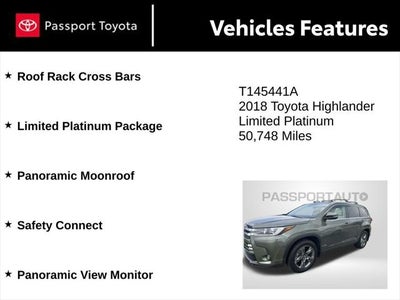 2018 Toyota Highlander Limited Platinum