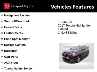 2017 Toyota Highlander Limited