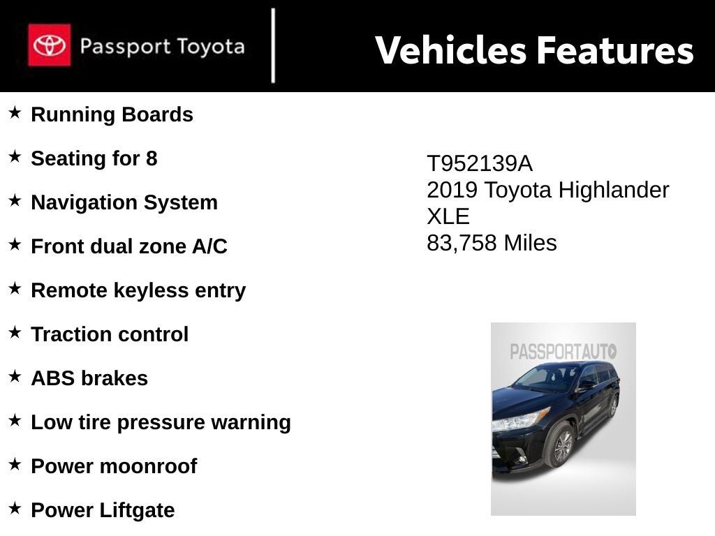 2019 Toyota Highlander XLE