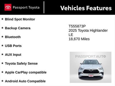2025 Toyota Highlander LE