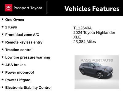 2024 Toyota Highlander XLE