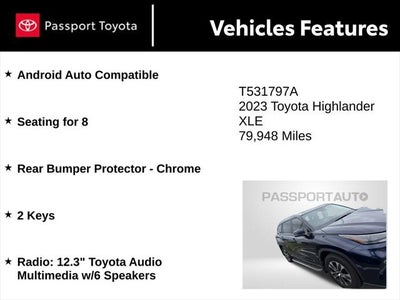2023 Toyota Highlander XLE