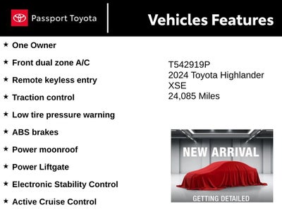 2024 Toyota Highlander XSE