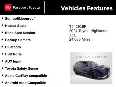 2024 Toyota Highlander XSE
