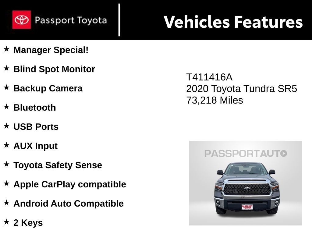 2020 Toyota Tundra SR5