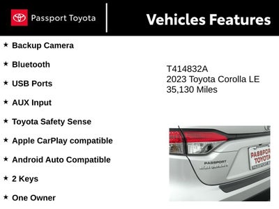 2023 Toyota Corolla LE