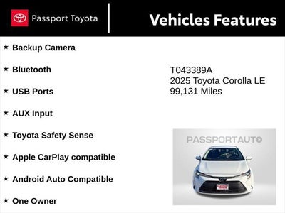 2025 Toyota Corolla LE