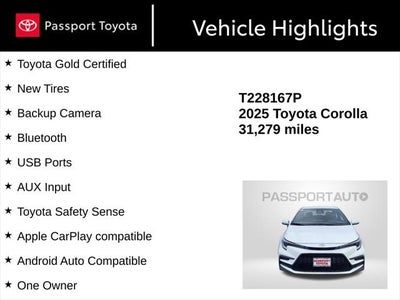 2025 Toyota Corolla SE