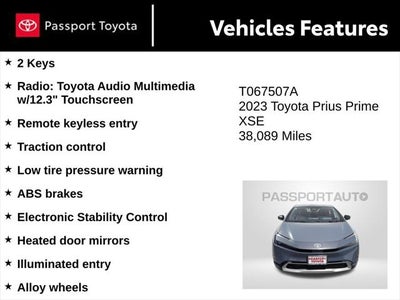 2023 Toyota Prius Prime XSE
