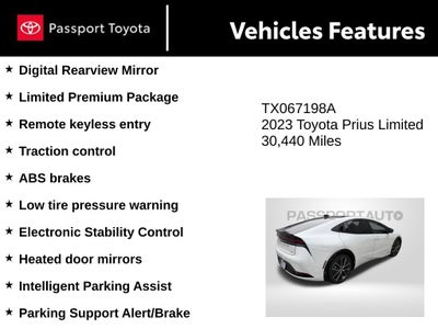 2023 Toyota Prius Limited