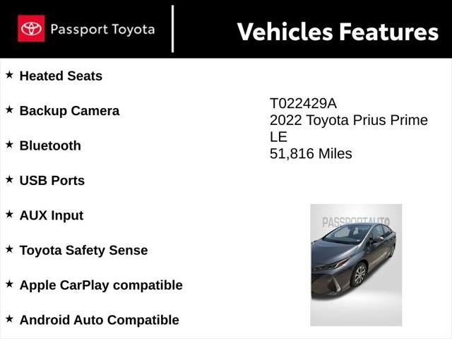 2022 Toyota Prius Prime LE