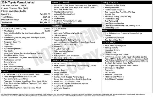 2024 Toyota Venza Limited