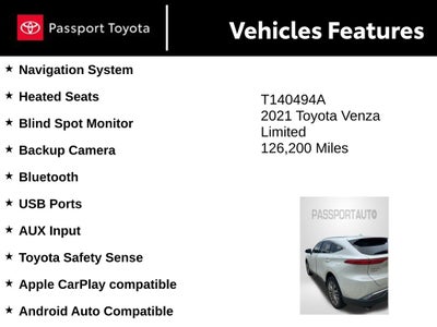 2021 Toyota Venza Limited