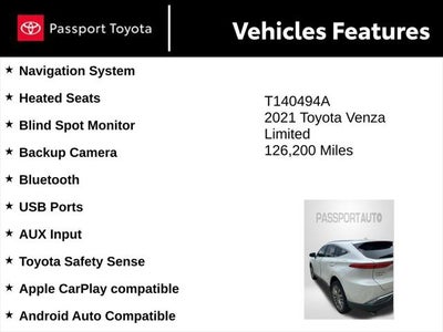 2021 Toyota Venza Limited