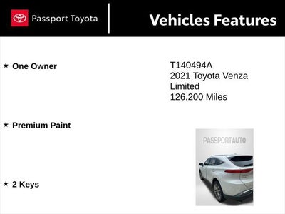 2021 Toyota Venza Limited