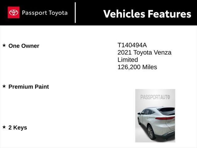 2021 Toyota Venza Limited