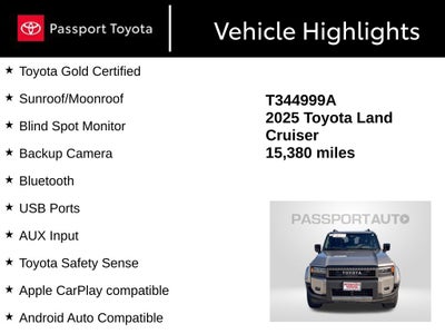 2025 Toyota Land Cruiser 4WD