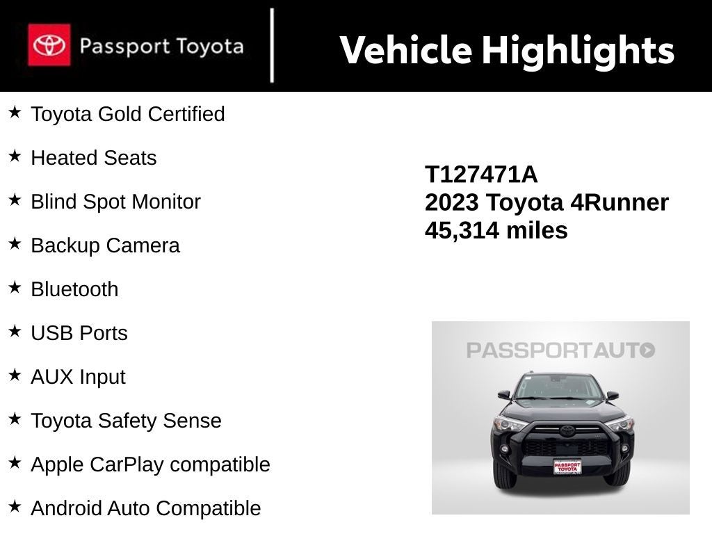 2023 Toyota 4Runner SR5 Premium