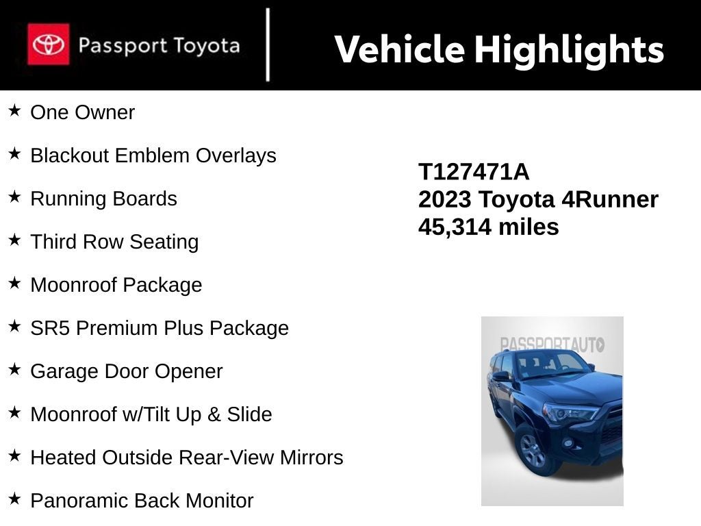 2023 Toyota 4Runner SR5 Premium